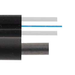 自承式弓型引入光缆，9/125 SMF G657A1，1芯，每米的图片
