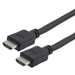 特优型超高速HDMI线缆，支持8K@60Hz与48Gbps，公头（插头）/公头（插头），低烟无卤护套，黑，0.5米的图片