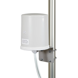 2.4 GHz~2.5 GHz/5.1 GHz~7.2 GHz，6/6 dBi WiFi 6e 4x4 MIMO户外全向天线，4个0.9米长RG58同轴尾线上带N型母头连接器的图片
