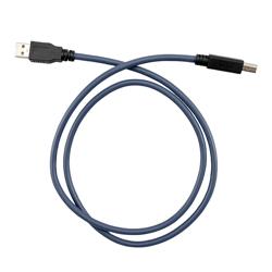 高柔性拖链级USB2.0线缆组件，A型公头-B型公头， 26/20AWG，耐热柔软性PVC外皮，5米的图片