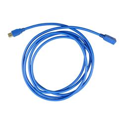 USB 3.0电缆组件，A型公插头到A型母插座，28/26/22 AWG，PVC，蓝色，1.5米的图片