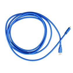 USB 3.0电缆组件，A型公插头到C型公插头，28/26/22 AWG，PVC，蓝色，3.0米的图片