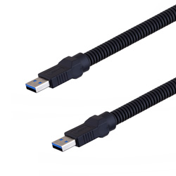塑料铠装USB 3.0电缆组件，A型公插头到A型公插头，28/26 / 22AWG，塑料铠装，3.0米的图片